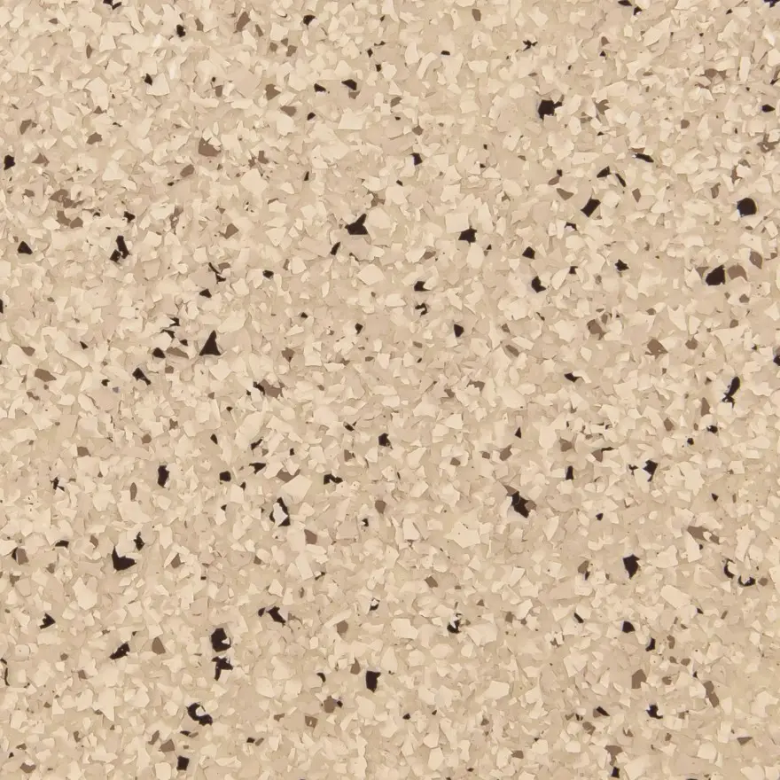 Biscuit epoxy flake flooring colour