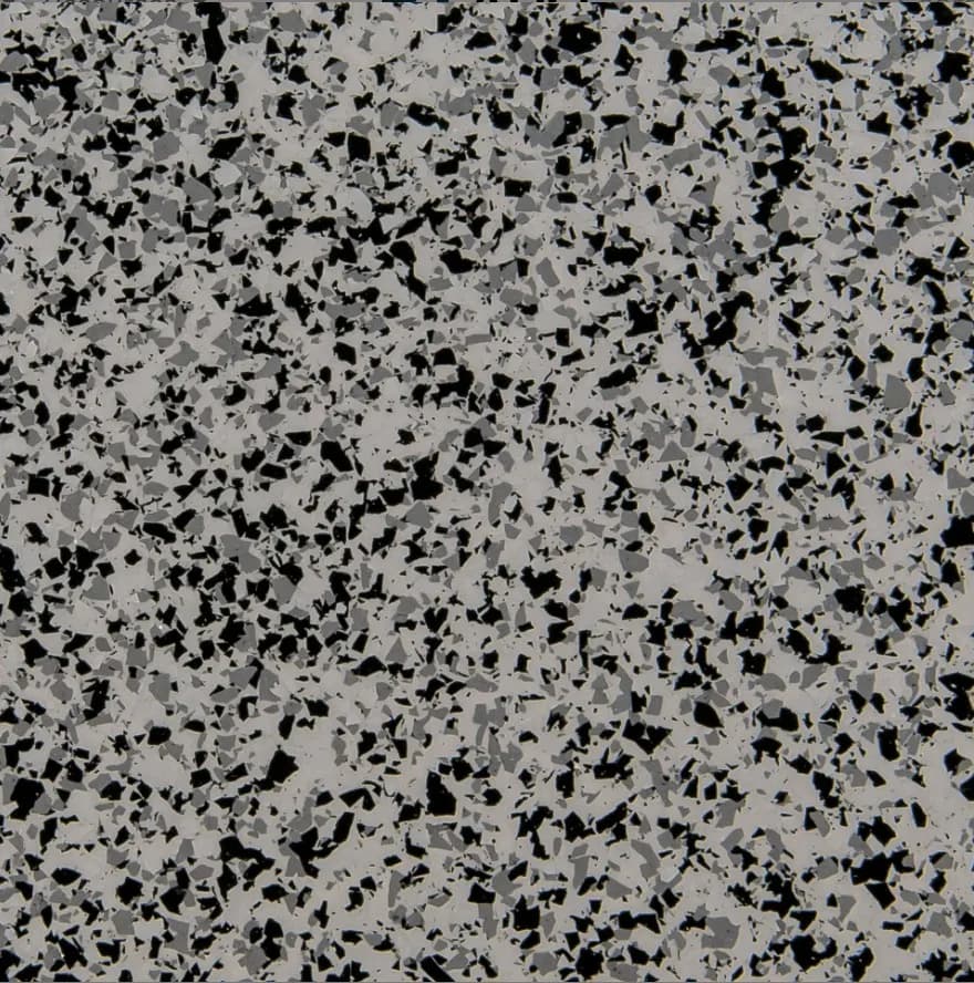 Graphite (Light) epoxy flake flooring colour