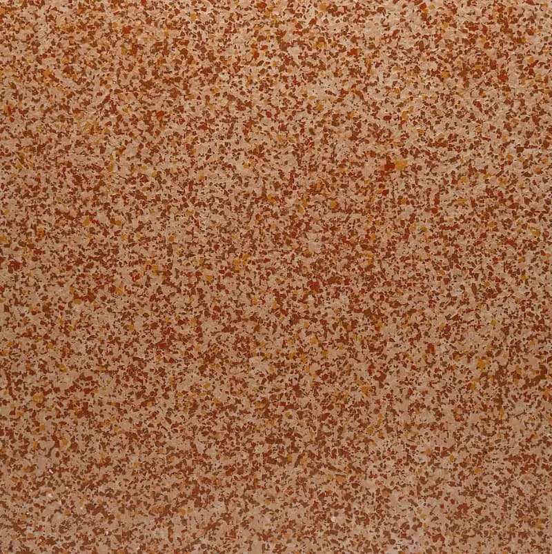 Red Earth epoxy flake flooring colour