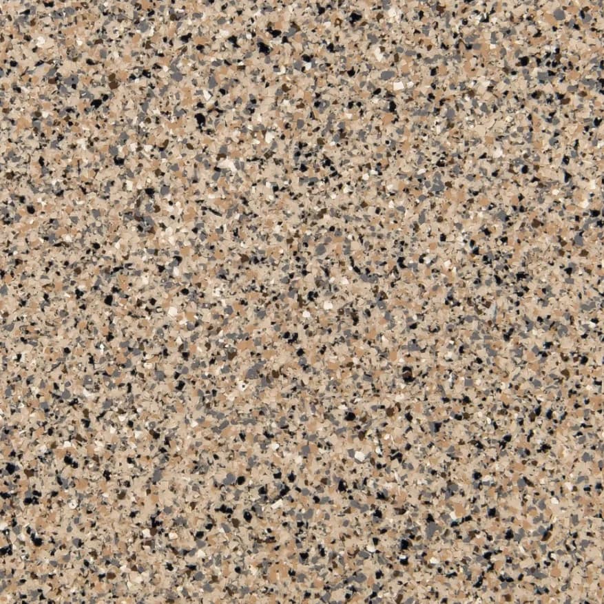 Suede epoxy flake flooring colour